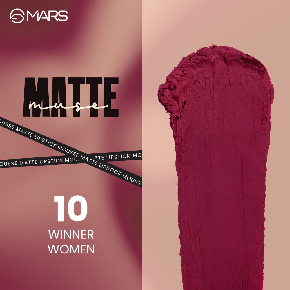 MARS Matte Muse Lipstick - 10 WINNER WOMEN (3ml)