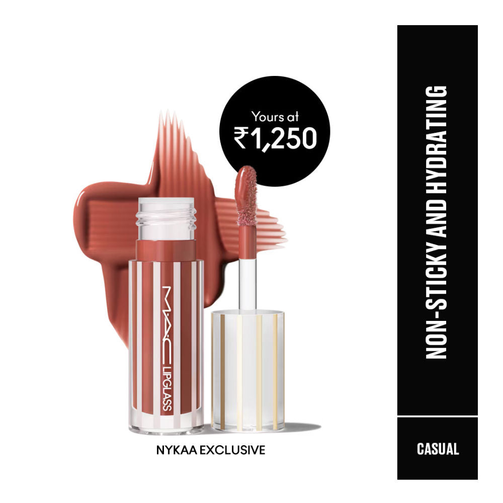 M.A.C Lipglass Air Mini Lip Gloss - Casual (2.6ml)