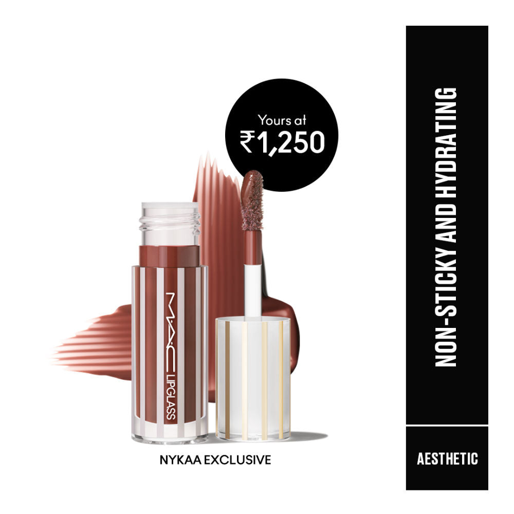 M.A.C Lipglass Air Mini Lip Gloss - Aesthetic (2.6ml)