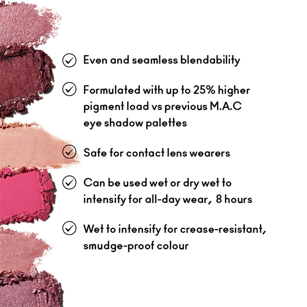 M.A.C Connect In Colour Eye Shadow Palette X6 - Rose Lens (6.25 g)