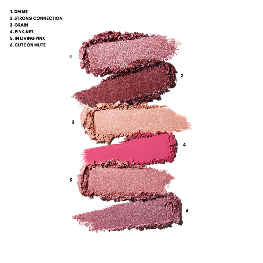M.A.C Connect In Colour Eye Shadow Palette X6 - Rose Lens (6.25 g)