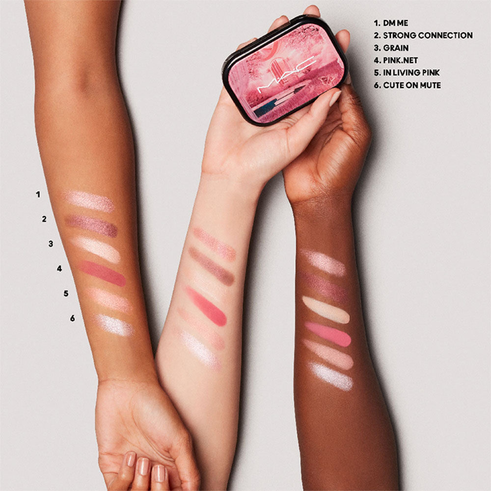 M.A.C Connect In Colour Eye Shadow Palette X6 - Rose Lens (6.25 g)