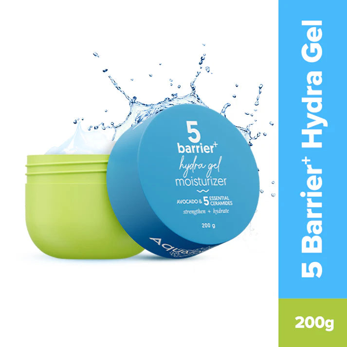 Aqualogica – 5 Barrier+ Hydra Gel Moisturizer with Avocado & 5 Essential Ceramides -(200 g)