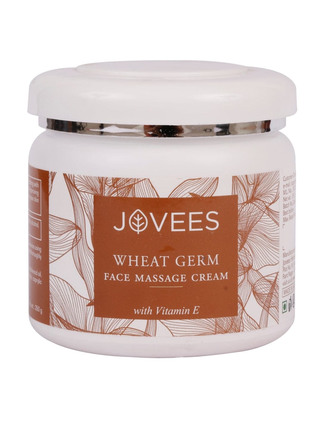 Jovees - Wheat Germ Face Massage Cream With Vitamin E (350g)
