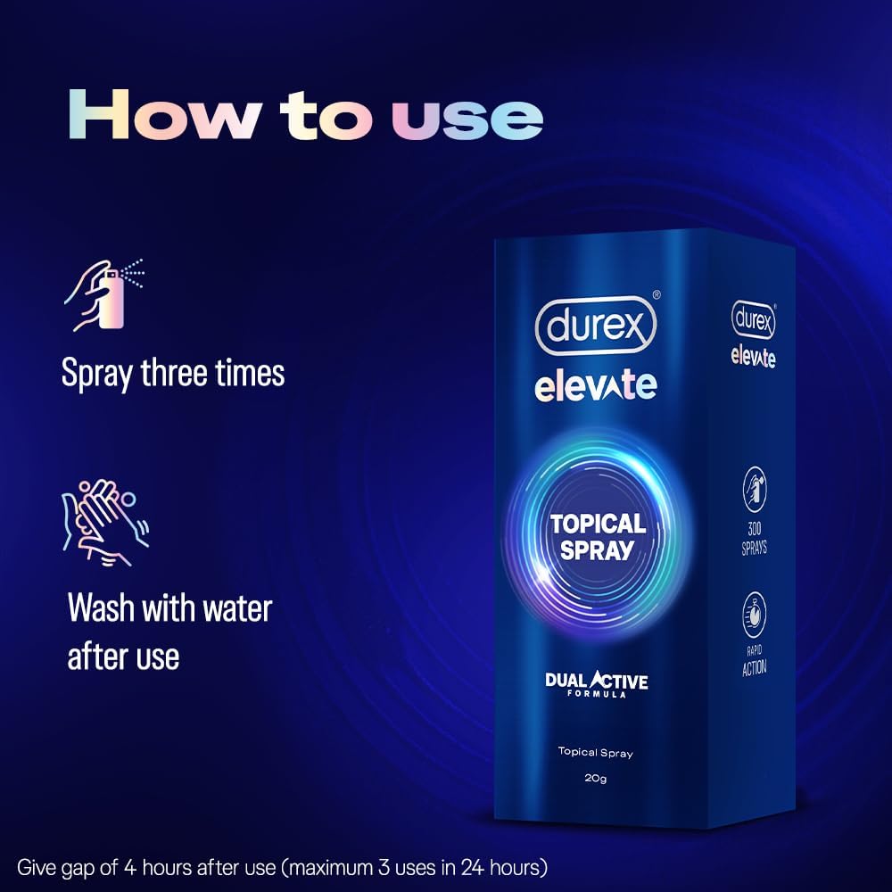Durex Elevate Spray For Men, 20g