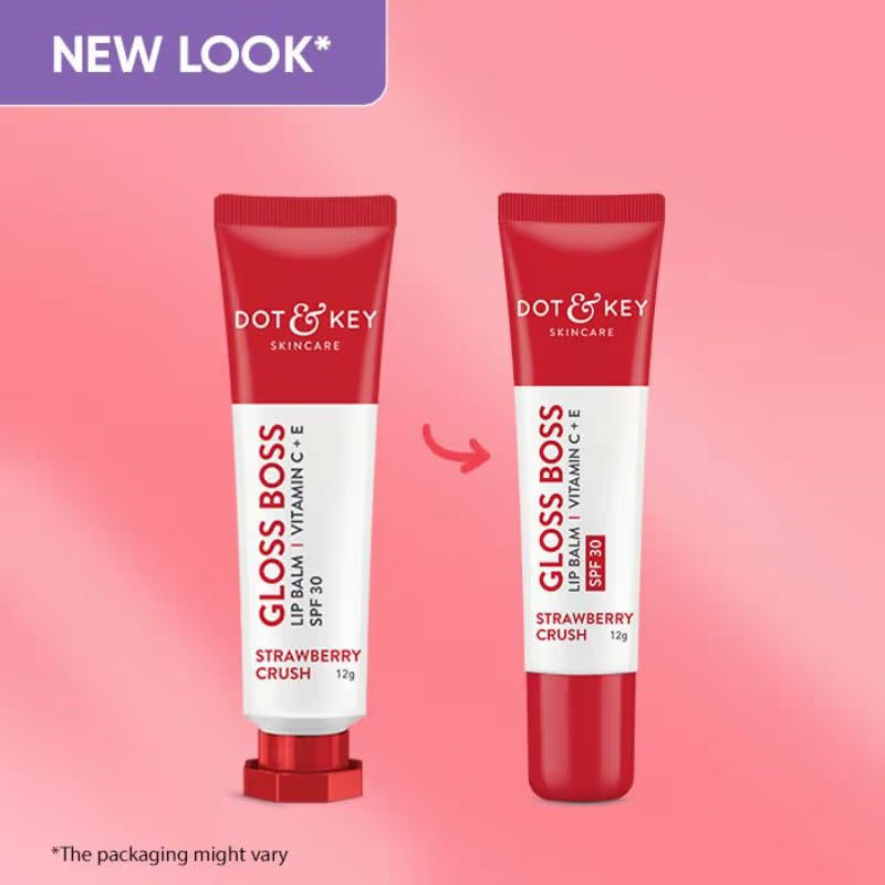 Dot & Key SPF 30 Tinted Gloss Boss Lip Balm With Vitamin C + E 12g