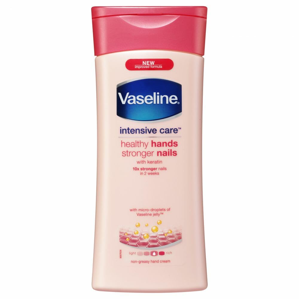 Vaseline Healthy Hand and Stronger Nails Hand Cream 200 ml 200 ml (Pack of 1)