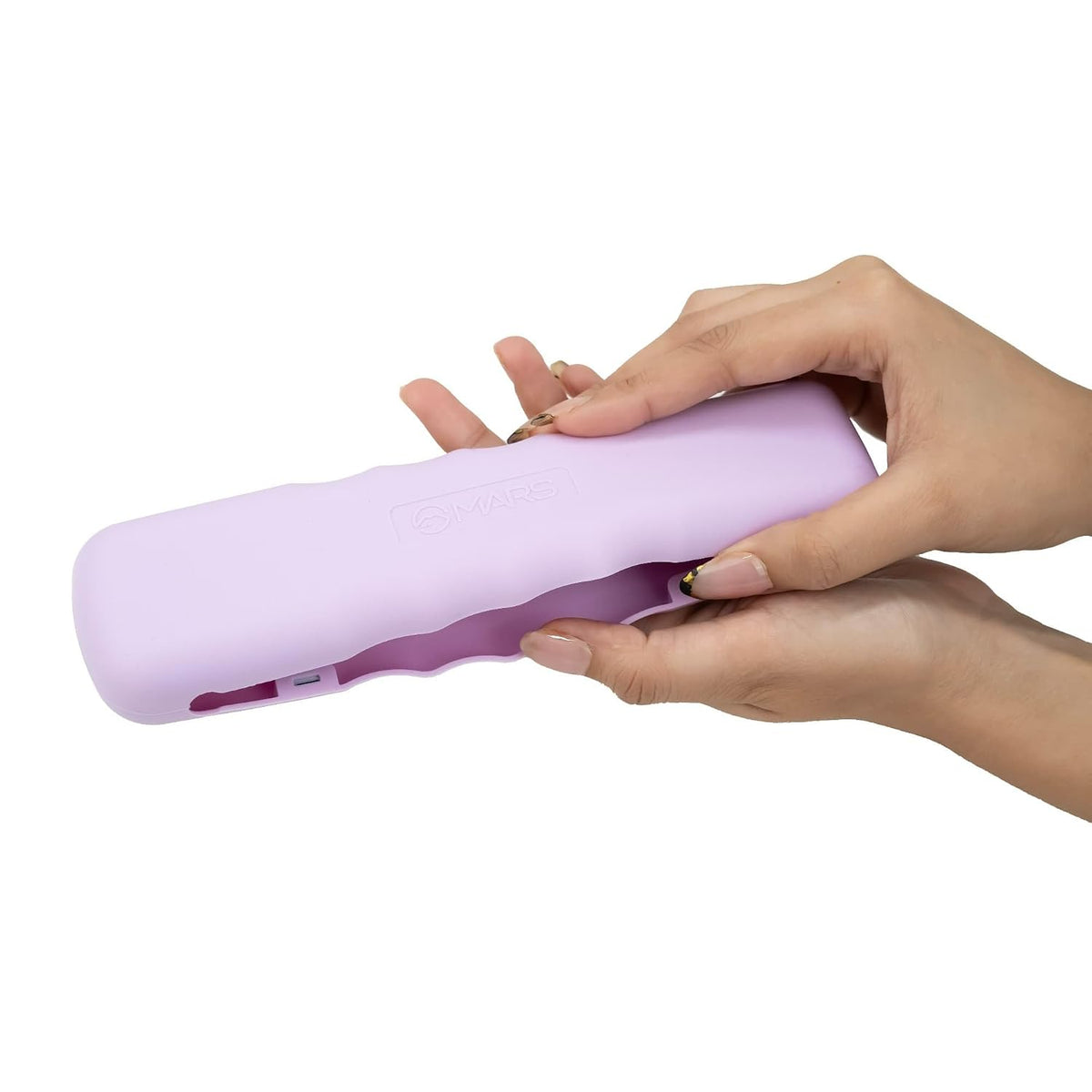 MARS Boring Silicone Brush Holder | Magnetic Anti-Fall Out | Ergonomic Grip | Portable & Travel Friendly | Soft Silicone Makeup Tools Organizer | Easy to Clean