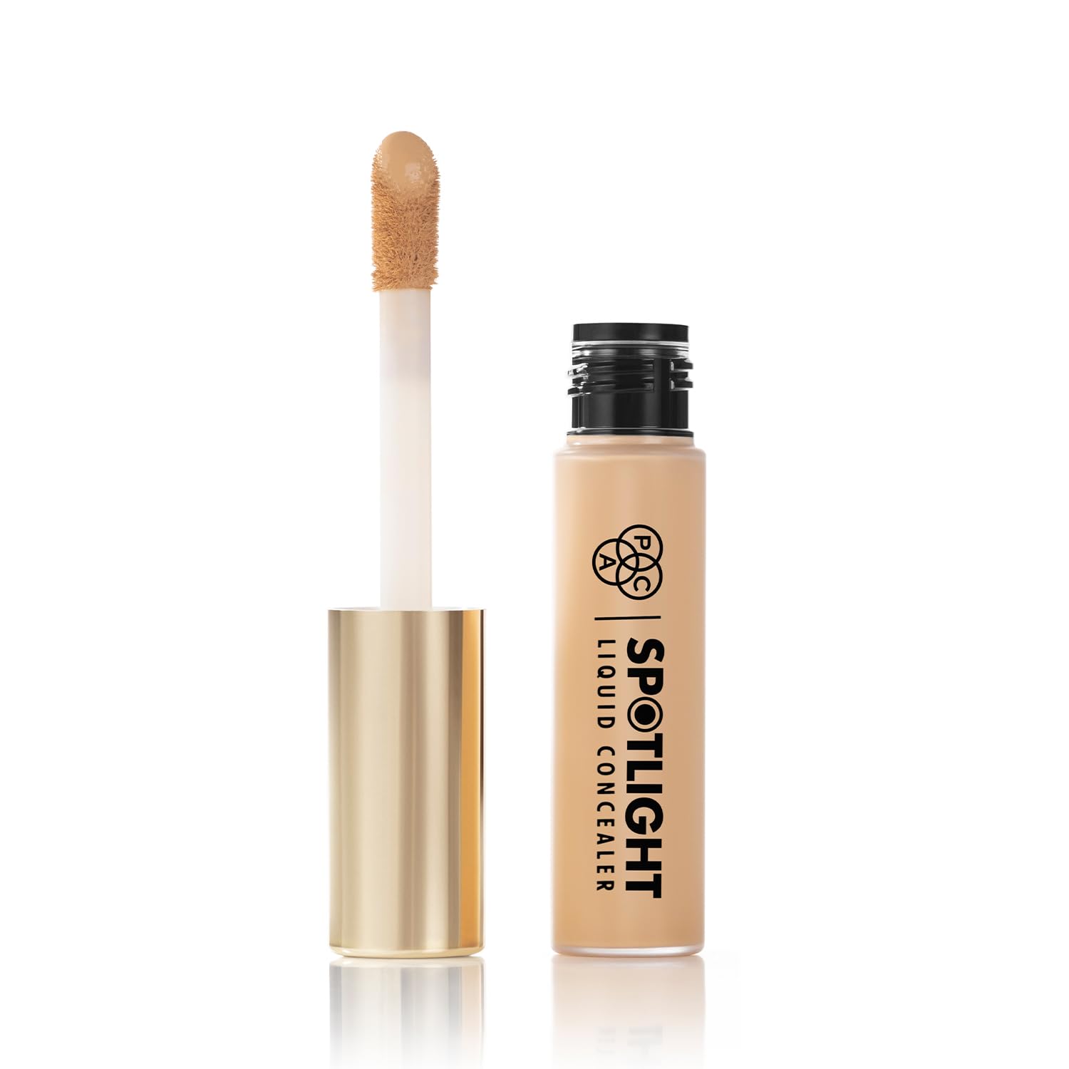 PAC Spotlight Liquid Concealer 08 Barely Nude | Full Coverage Self Setting Creaseproof Formula