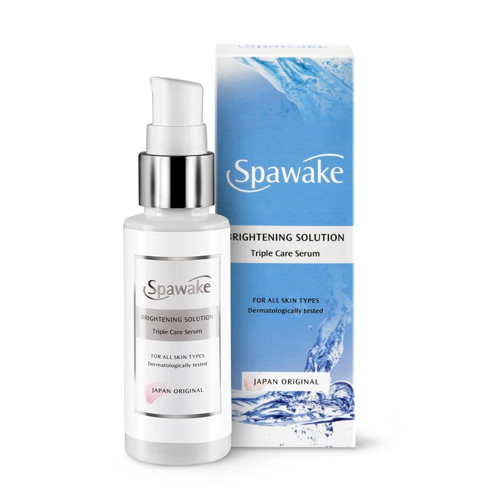 Spawake - Vitamin C Face Serum, Brightening Solution Triple Care with Vit C & B3 & E (50mL)