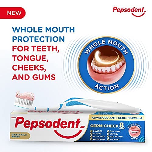 Pepsodent Germi Check Cavity Protection, 2 x 150 g with Save Rs. 18/-