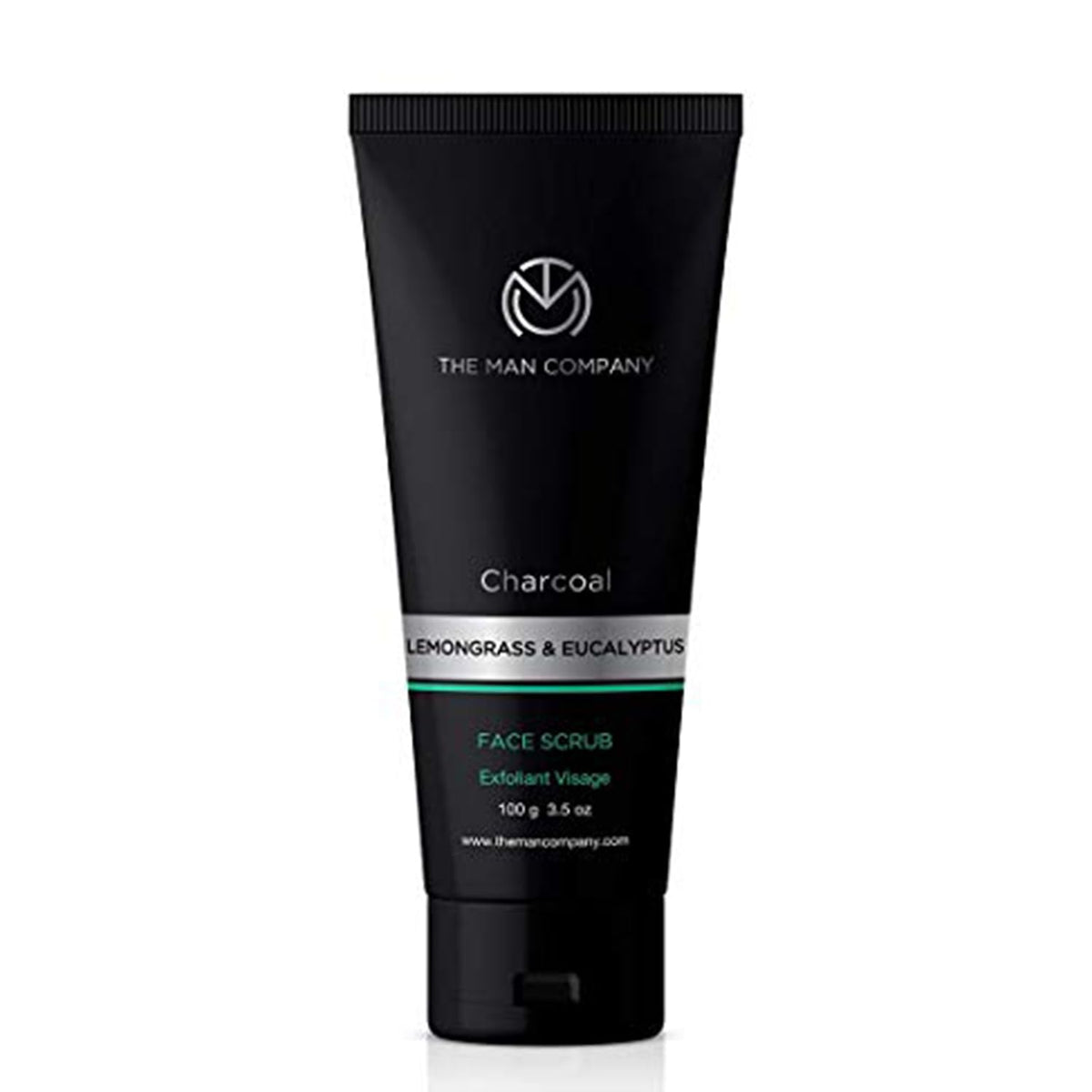 The Man Company Charcoal Grooming Kit with Body Wash, Shampoo, Face Scrub, Face Wash, Cleansing Gel, Solid Soap Bar | Combo Gift Set for Husband, Boyfriend - Se