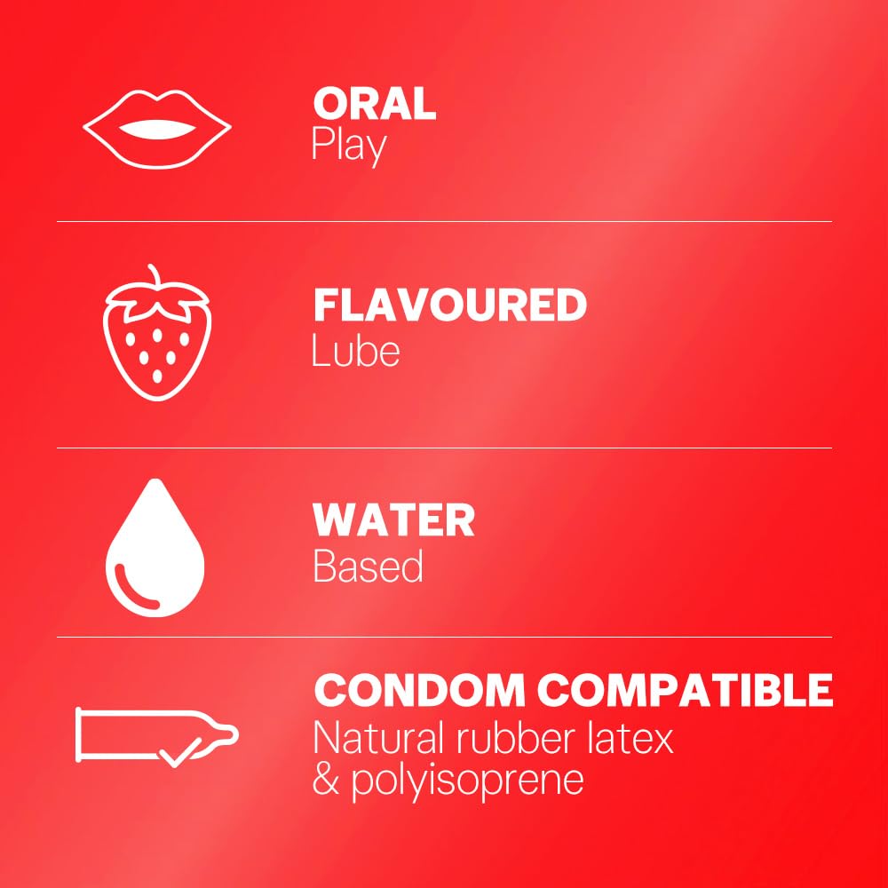 Durex Play Lubricant Gel - Strawberry 50ml 1 count (Pack of 1)