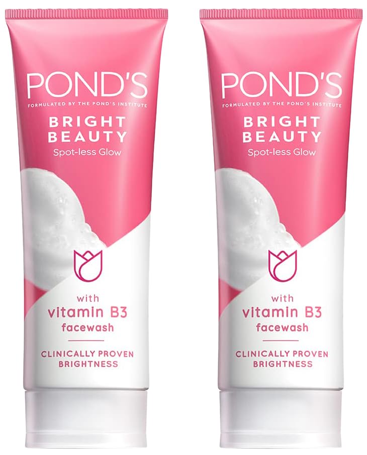 POND'S Bright Beauty Spotless Glow Facewash With Vitamin B3 200G (Pack Of 2) Bright Beauty Face Wash Face wash 200 ml