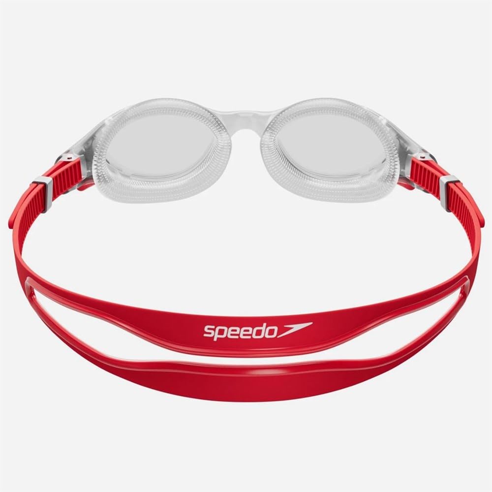 Unisex Adult Biofuse 2.0 Clear Lens Swim Goggles - Tint & Red One Size Tint & Red