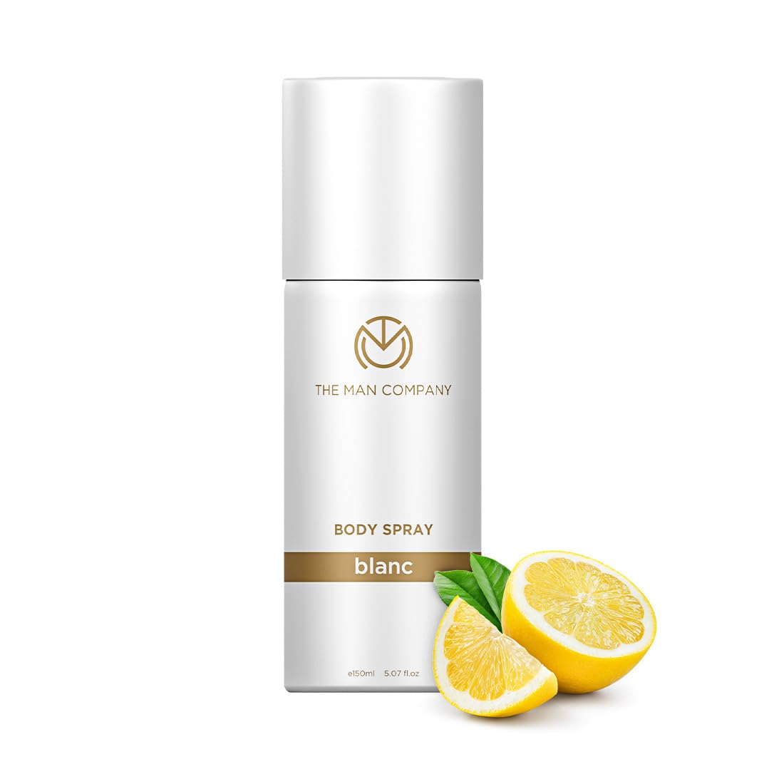 The Man Company Blanc Lemon Deodorant For Men - 150Ml | Premium Long-Lasting Fragrance Body Spray | Perfect Deo For Everyday Use | Gift For Him