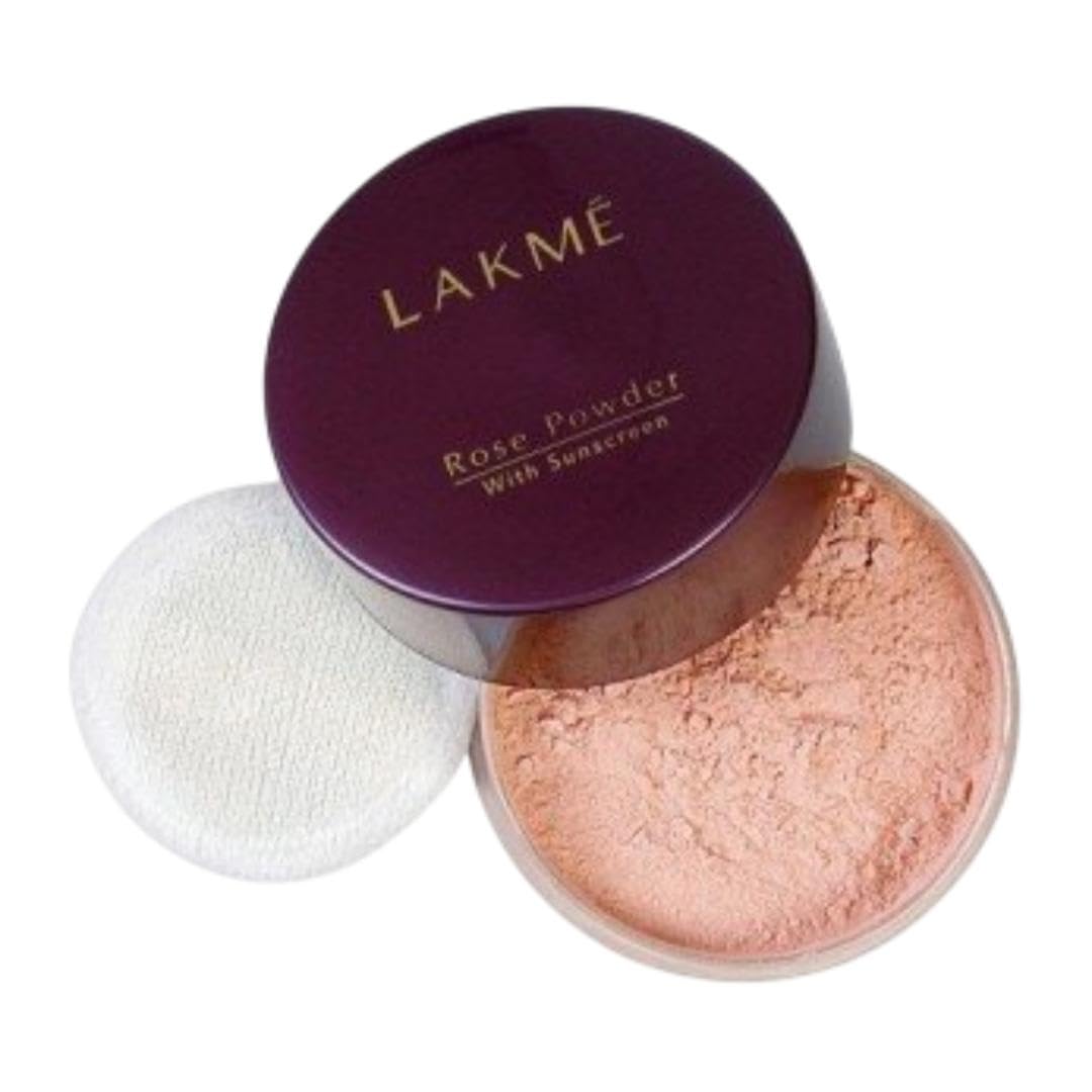 LAKMÉ Rose Powder, Soft Pink 01, 40G, Oily, Matte Pink 40 g (Pack of 1)