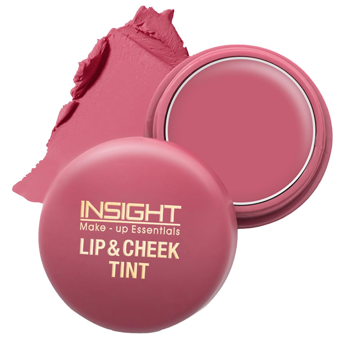 INSIGHT Lip & Cheek Tint - Strawberry Summer (3 g) | Matte Finish | With Vitamin E | Long-Lasting, Lightweight Multipurpose Tint for Lips & Cheeks | Smooth Appl
