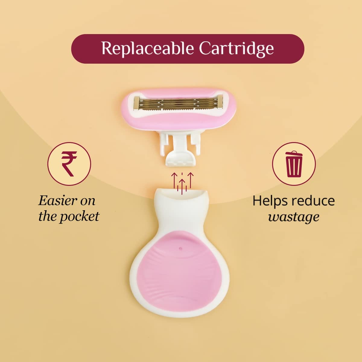 Carmesi - Body Razor for Women's Hair Removal (1 Pc)