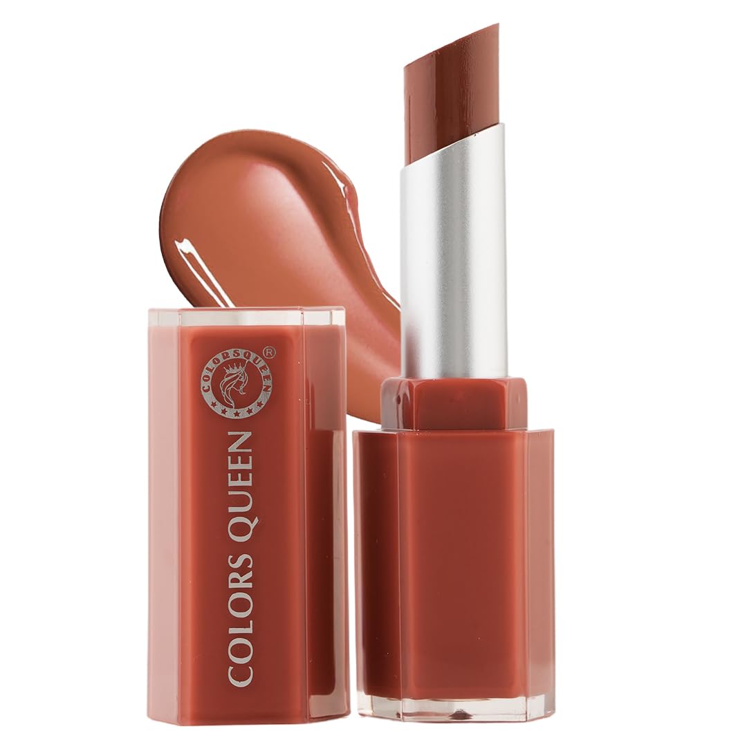 Colors Queen Gloss Stick | Lightweight & Non-Sticky Lip Gloss | Smooth 8 Hrs Hydrating Formula | High Shine Lipstick for Women Enriched with Shea Butter, Vitamin E & Squalane (05 - Sorta Selfish, 3.6g)