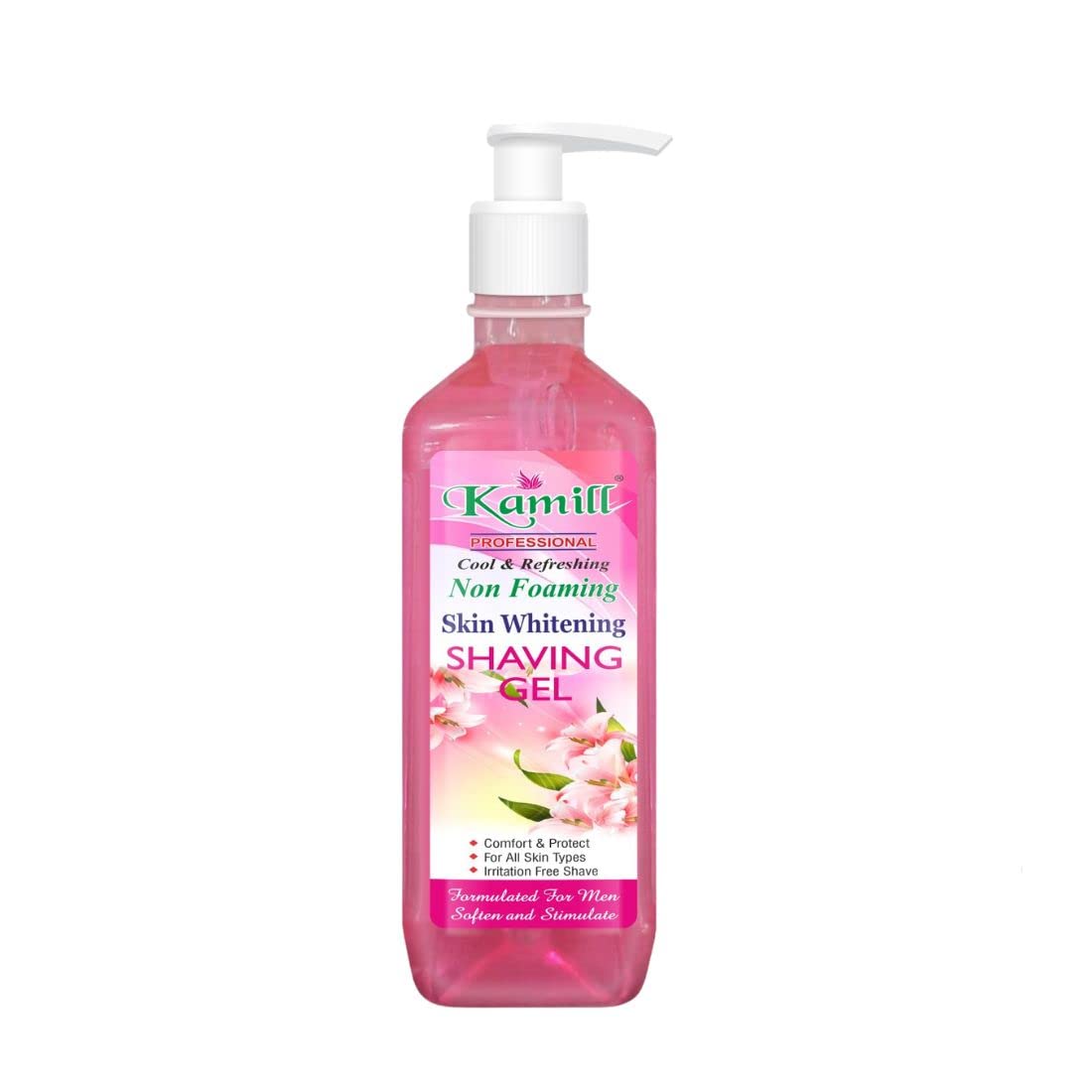 Kamill Professional Non Foaming Skin Whitening Shaving Gel For Irritation Free Shave (500 ml)