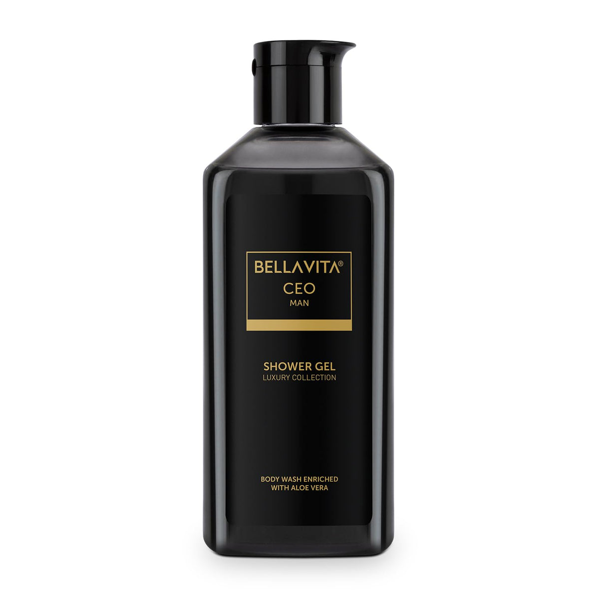 BELLAVITA CEO Man Body Wash 250ml Refreshing Shower Gel for Men | Deep Cleansing, Hydrating and Moisturising Skin with Aloe Vera & Charcoal Powder Citrus