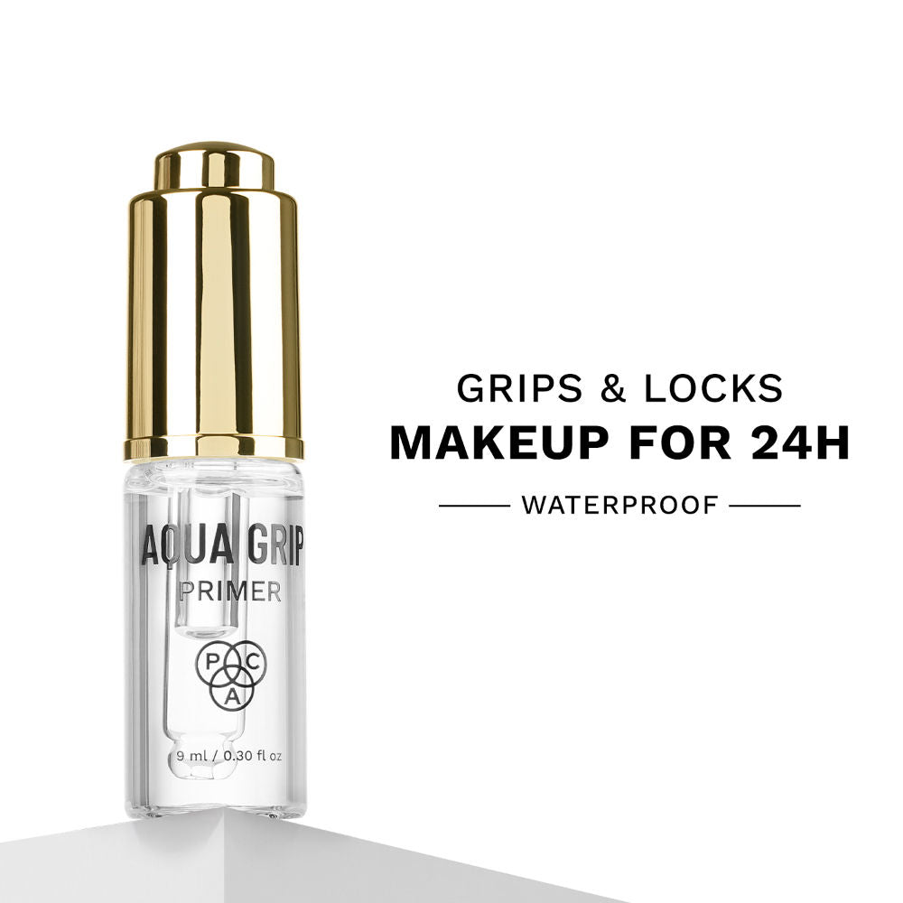 PAC Aqua Grip Primer - Infused with Silicone, Lightweight, Waterproof, Prolongs Makeup Wear (9ml)