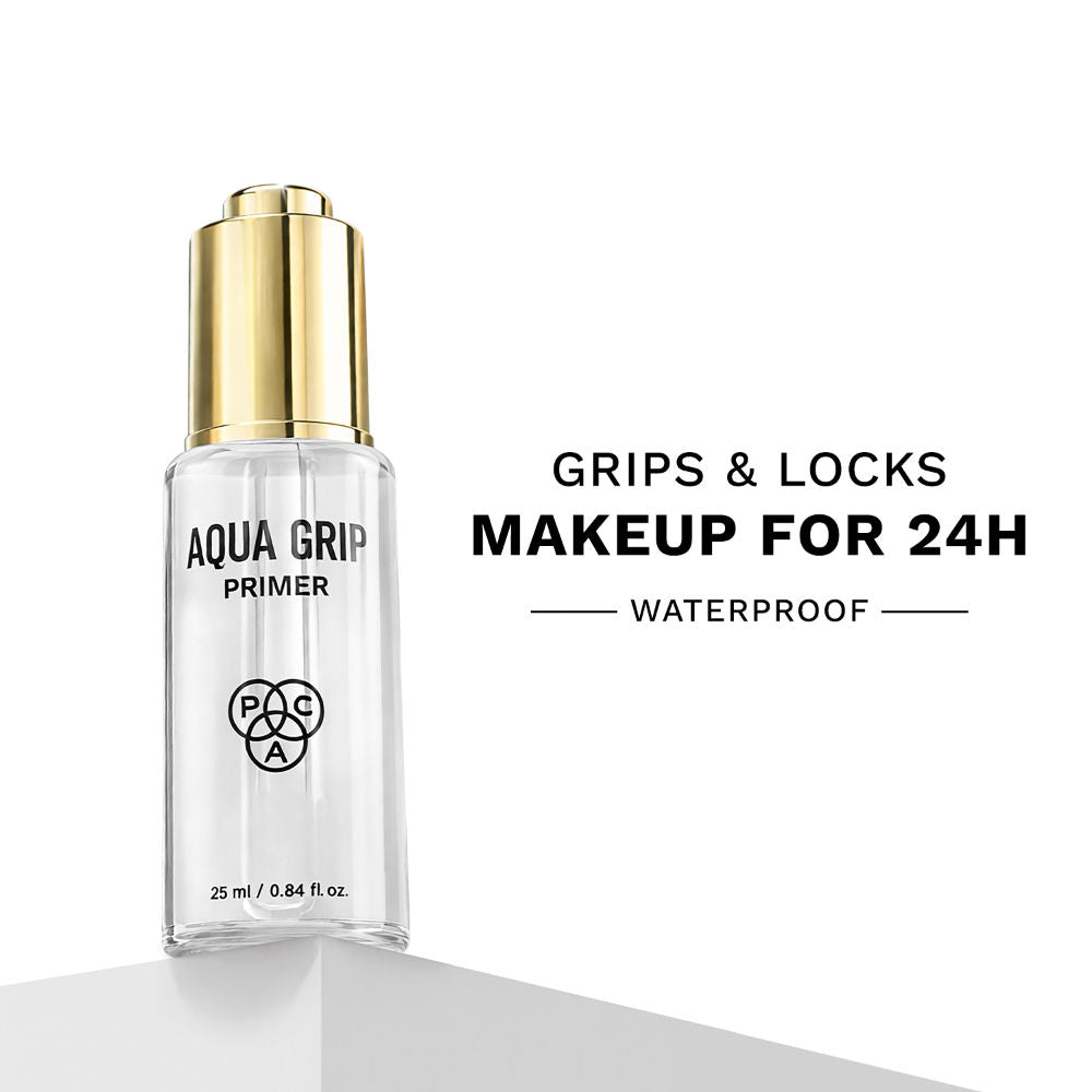 PAC Aqua Grip Primer - Infused with Silicone, Lightweight, Waterproof, Prolongs Makeup Wear (25ml)