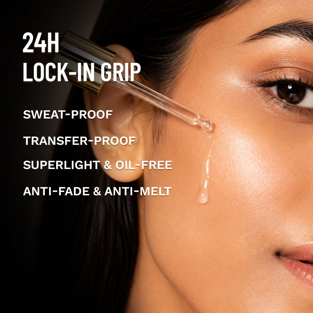 PAC Aqua Grip Primer - Infused with Silicone, Lightweight, Waterproof, Prolongs Makeup Wear (25ml)