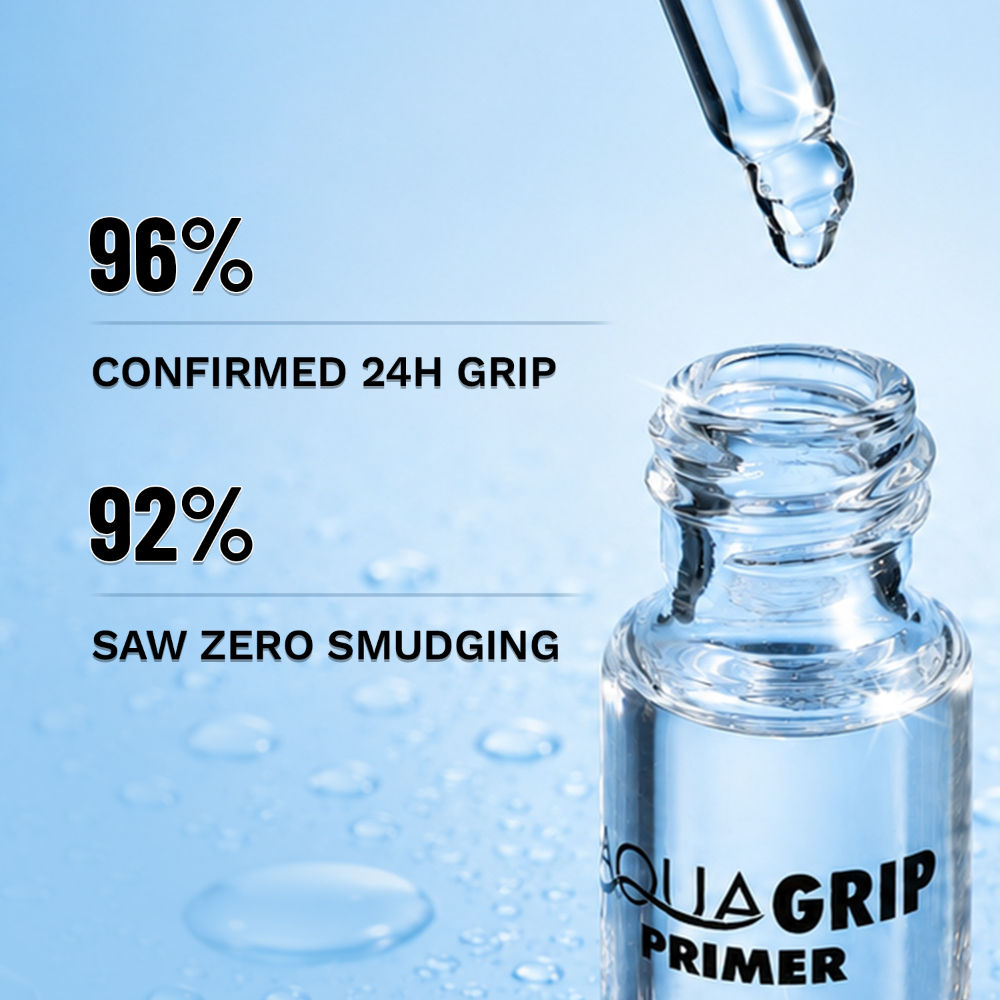 PAC Aqua Grip Primer - Infused with Silicone, Lightweight, Waterproof, Prolongs Makeup Wear (25ml)