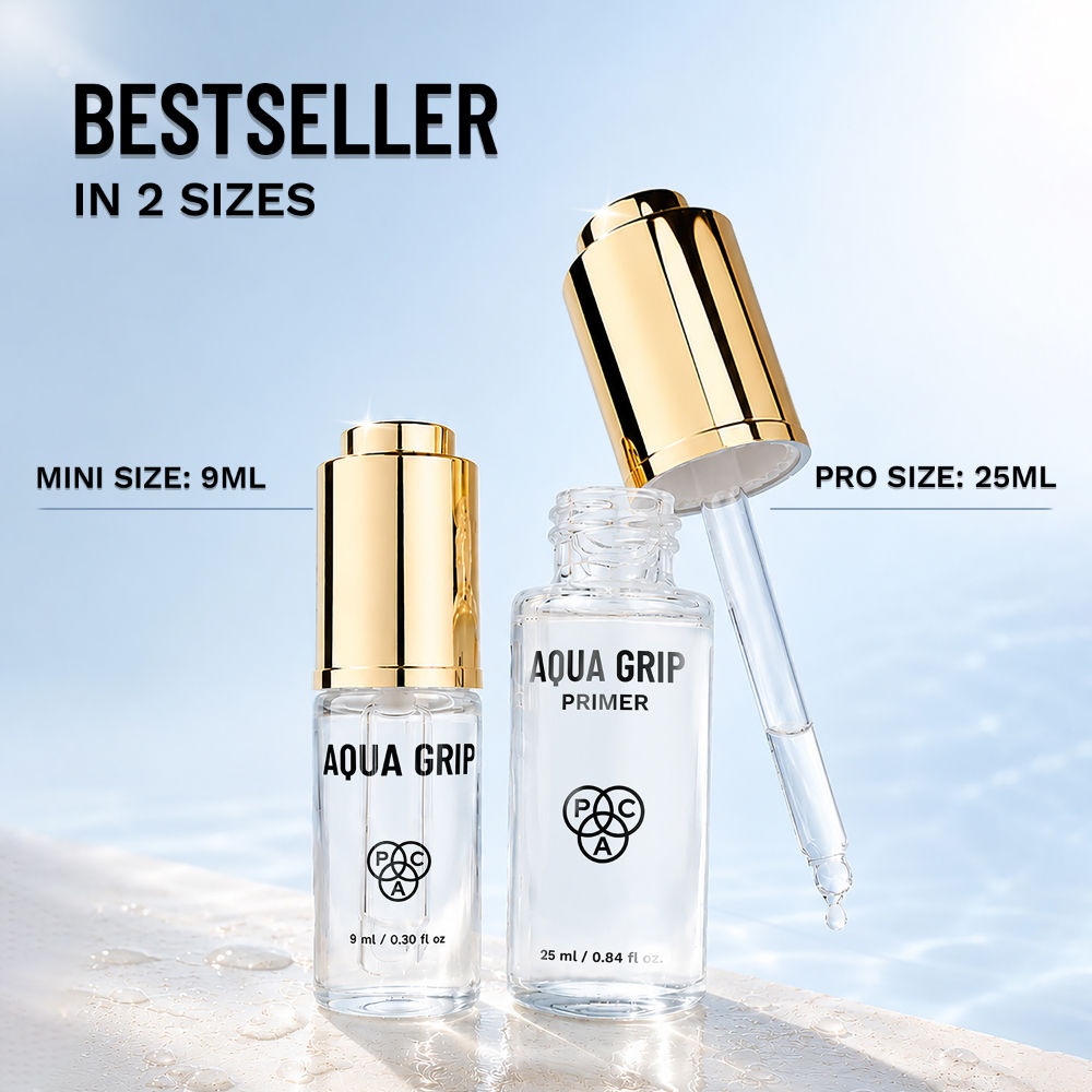 PAC Aqua Grip Primer - Infused with Silicone, Lightweight, Waterproof, Prolongs Makeup Wear (25ml)