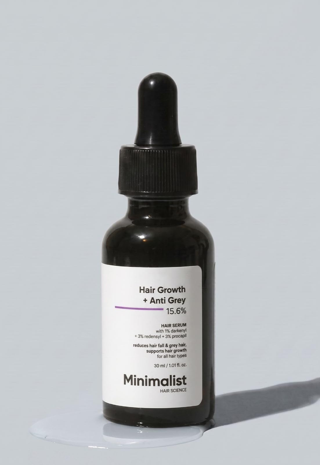 Minimalist Hair Growth + Anti-Grey Actives 15.6% Hair Serum