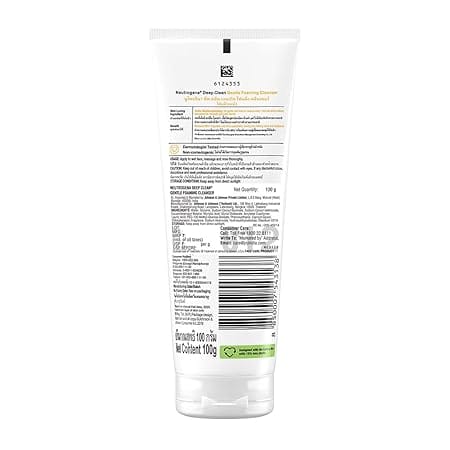 Neutrogena Deep Clean Foaming Cleanser- Advanced Face Wash  Men & WomenDaily Cleansing | 100g