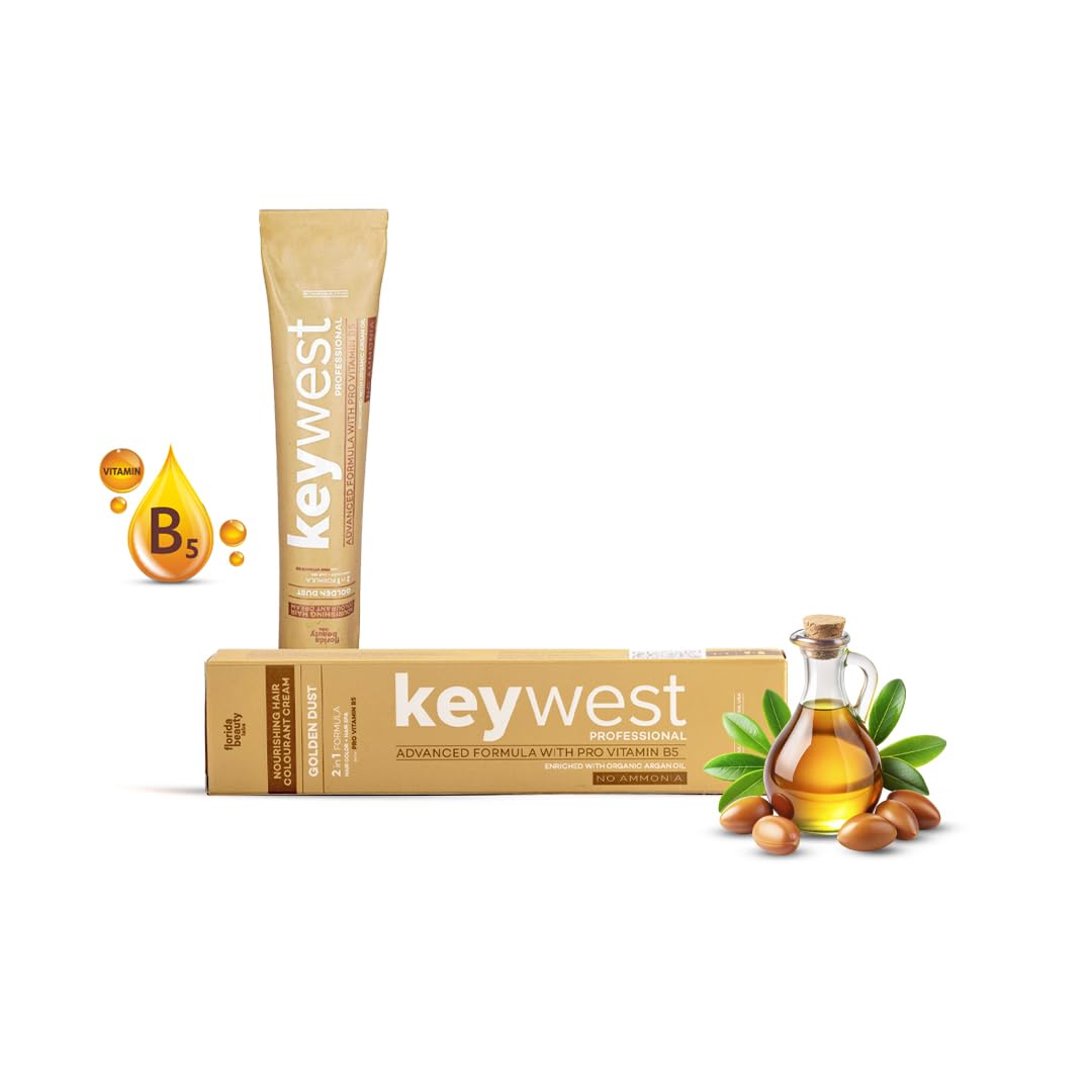 Keywest Professional Hair Color Developer 20 Volume 6% 1000ml + Hair Color Tube 80gm (Ammonia Free) | 2in1 Formulation with Enriched Pro Vitamin B5 No. 3 Dark B