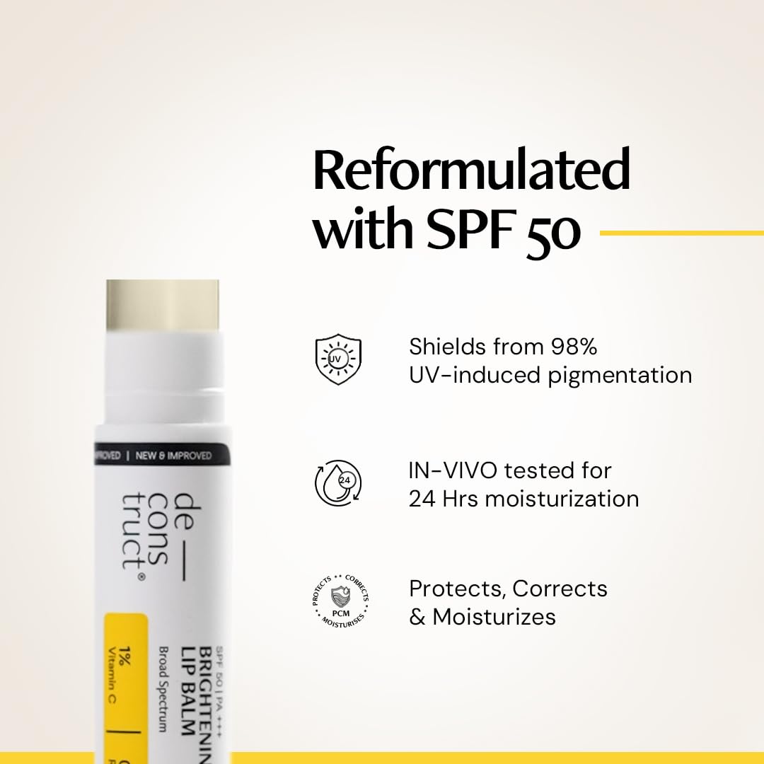 Deconstruct Gel Sunscreen 50gm + Brightning Lip balm combo
