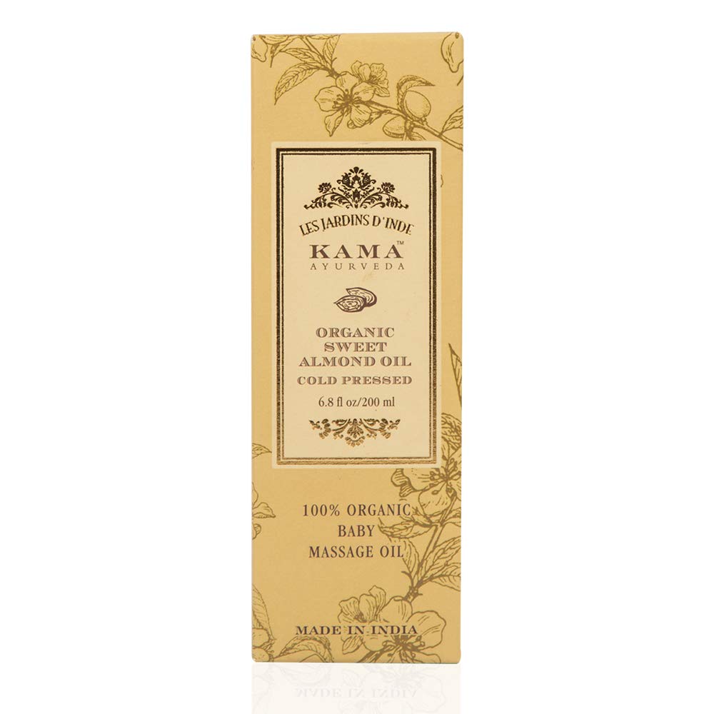 Kama Ayurveda Organic Sweet Almond Oil 200 ml (Pack of 1) Almond Oil
