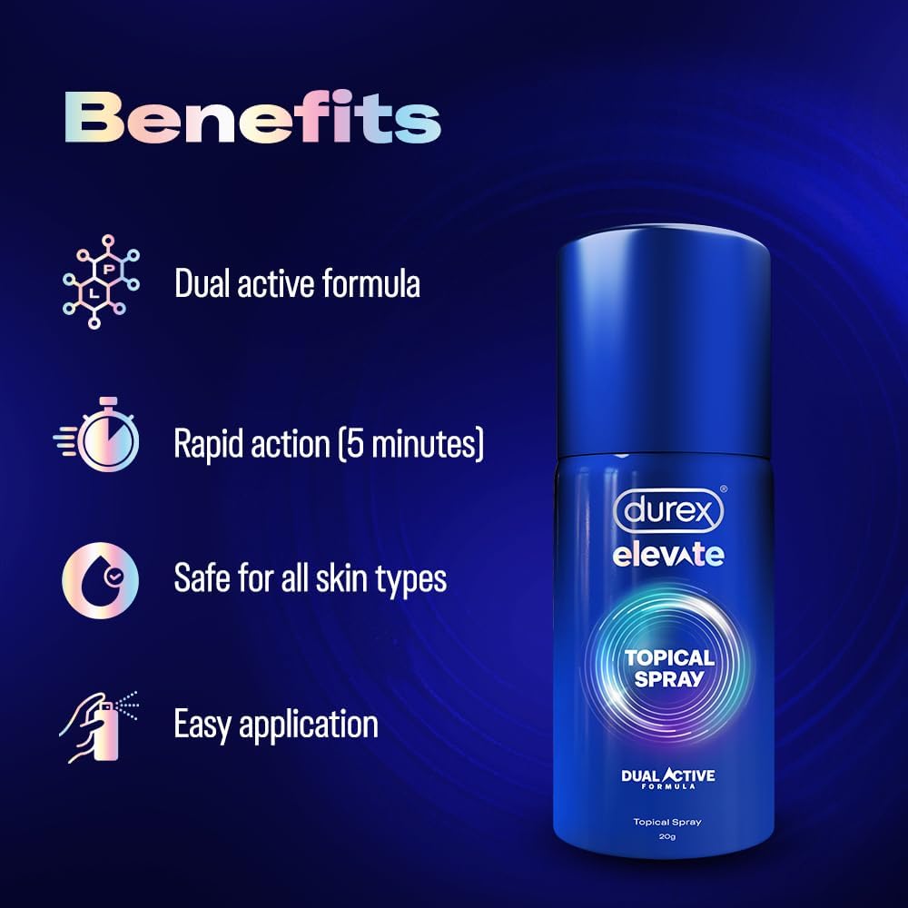 Durex Elevate Spray For Men, 20g