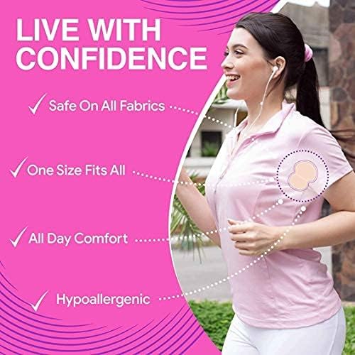 Underarms Sweat Pads Disposable Highly Absorbent Sweat Pads Cotton Anti Allergic, Anti Bacteria, Anti Smell For Men And Women (Pack of 5)(1 Pack of 10 Pads)