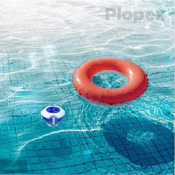 Swimming Pool Chemical Floating Chlorine Tablets Dispenser with Thermometer for Swimming Pools, Spas, Hot Tubs, Fish Ponds & Aquarium.
