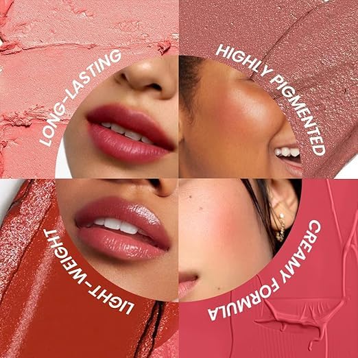 INSIGHT Lip & Cheek Tint - Strawberry Summer (3 g) | Matte Finish | With Vitamin E | Long-Lasting, Lightweight Multipurpose Tint for Lips & Cheeks | Smooth Appl