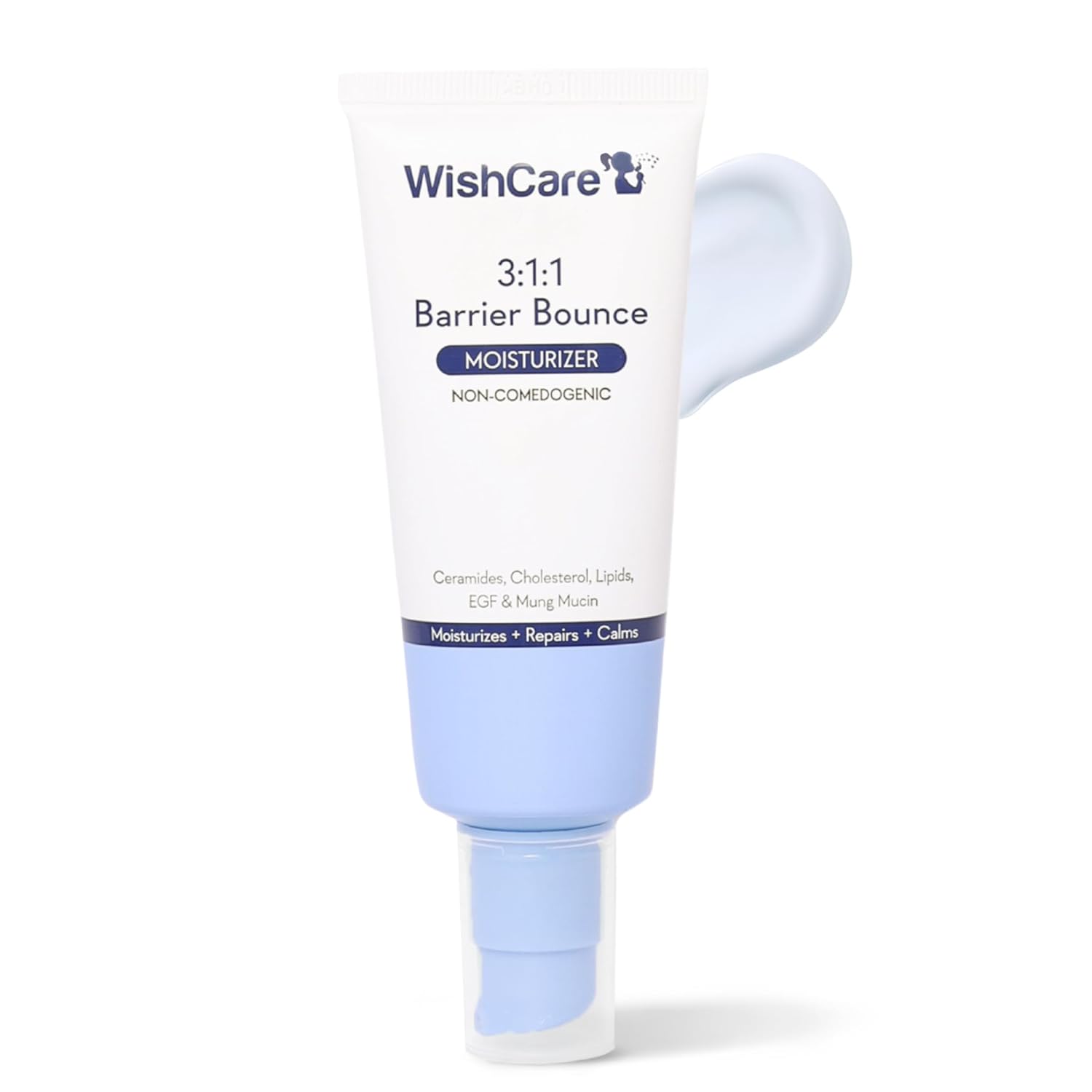 WishCare 3:1:1 Barrier Bounce Moisturiser for all Skin Types|Non-Comedogenic|Barrier Repair - 50 ml
