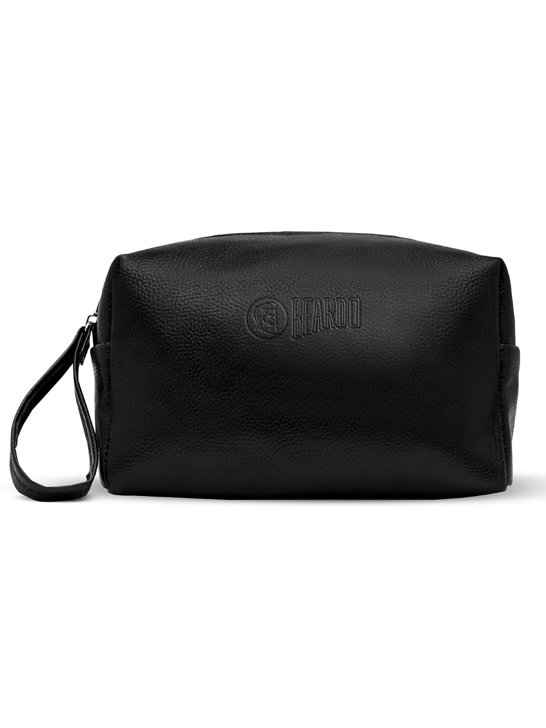BEARDO Travel Friendly Pouch For Accessories|Stylish Toiletry Organizer Kit For Men & Women|Vegan Leather Waterproof Kit For Travel Essentials Cosmetic Bag,Unis