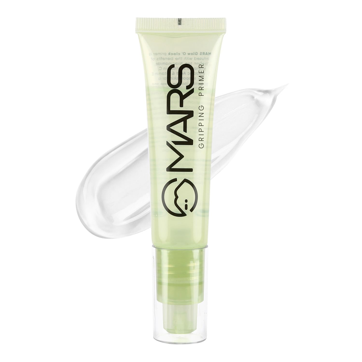 MARS Glow O' Clock Gel Primer for Face Makeup | Enriched with Green Tea Extracts | Dewy Primer | Long Lasting | Power Grip | Ideal for Dry Skin (30ml)