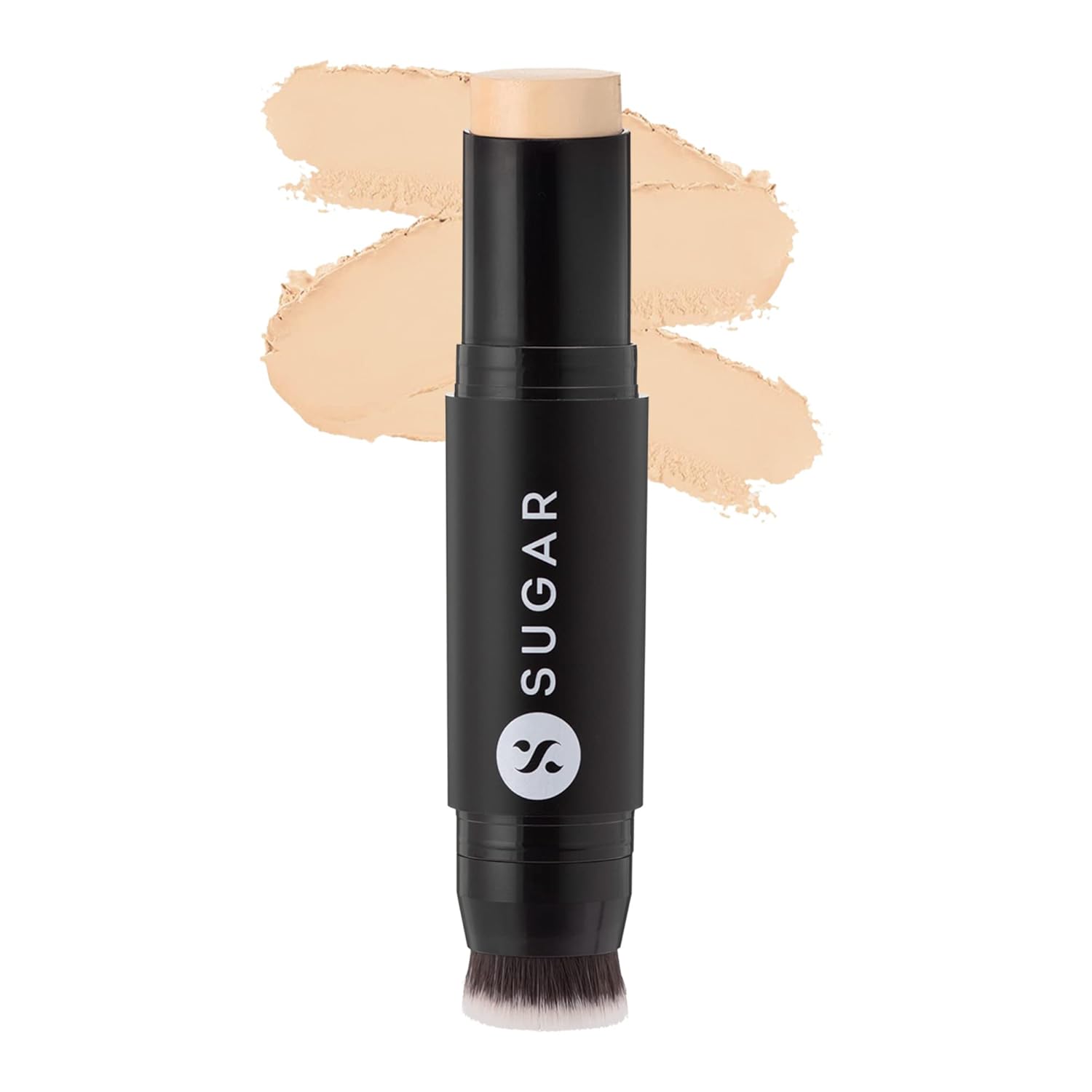SUGAR Cosmetics Ace Of Face Foundation Stick with In-Built Brush | Full Coverage Cream Foundation for Indian Skin | Matte Finish | Lasts 24 Hours | 12gm - 17 Raf