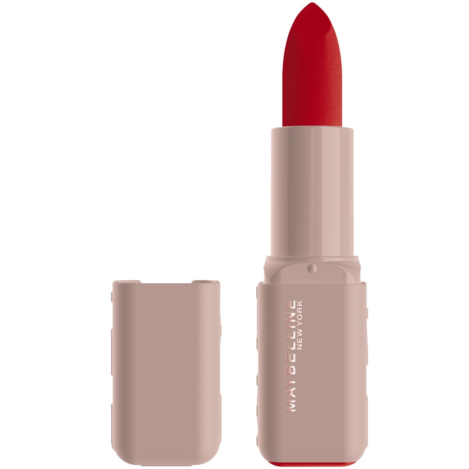 Maybelline New York Serum Lipstick (Matte) weightless hydration, One-swipe bold color, Red - 004 Wild Card, 4.2g