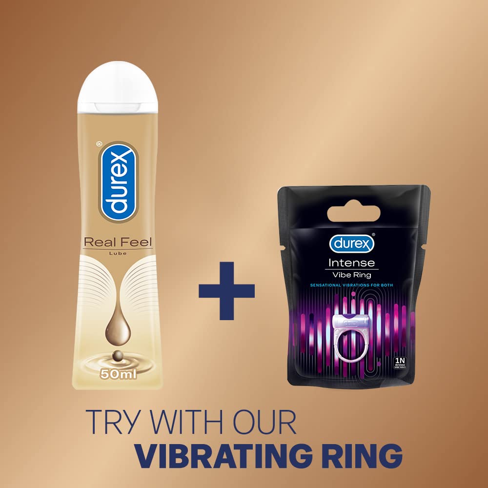 Durex Real Feel Long-Lasting Lubricant - 50ml 50 g (Pack of 1)