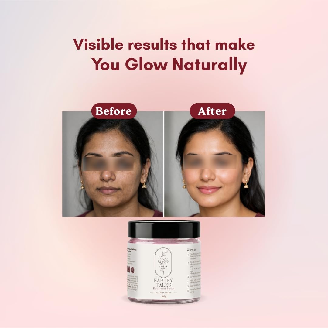 100% Organic Beetroot & Rose Mask