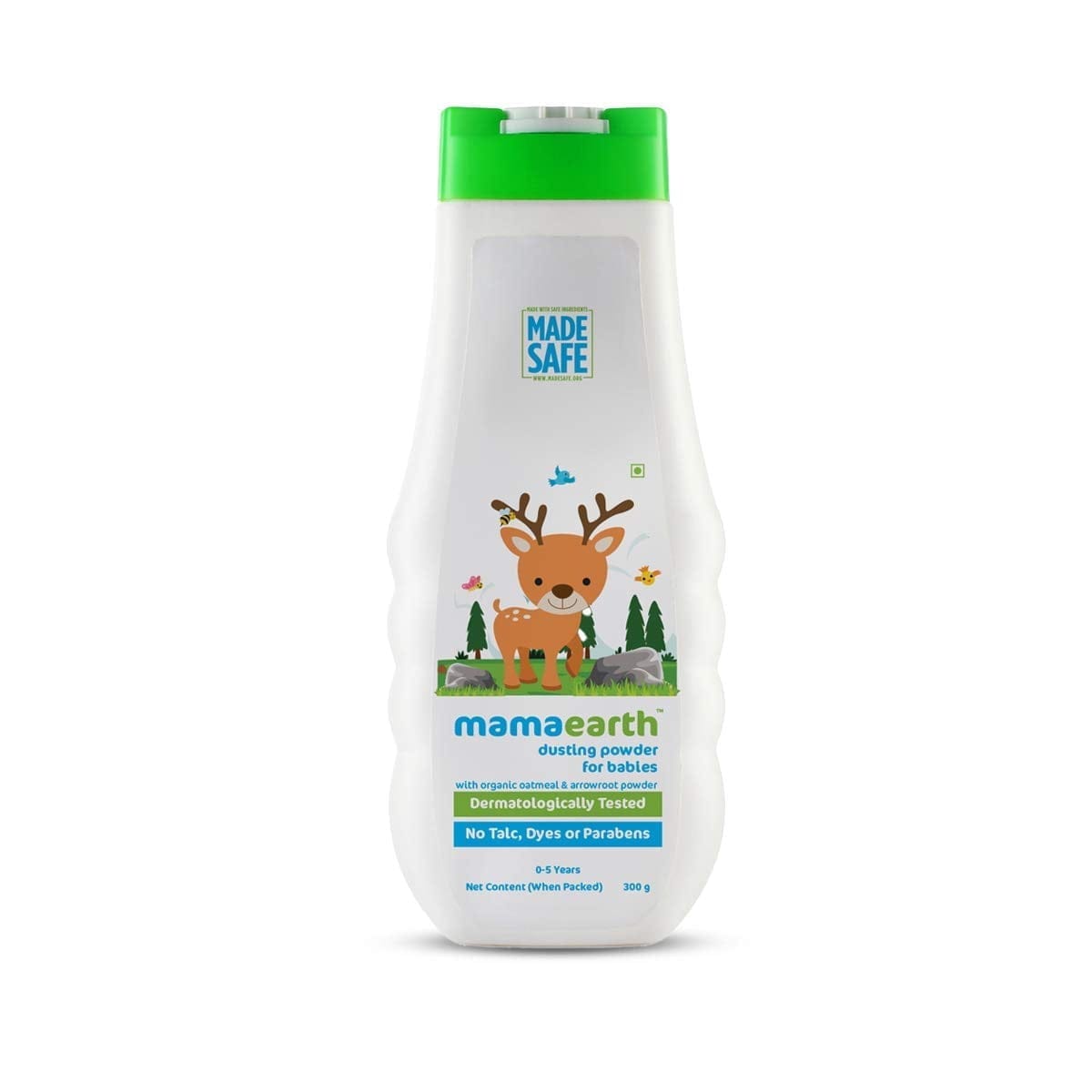 Mamaearth - Dusting Powder with Organic Oatmeal & Arrowroot Powder for Babies (300g)