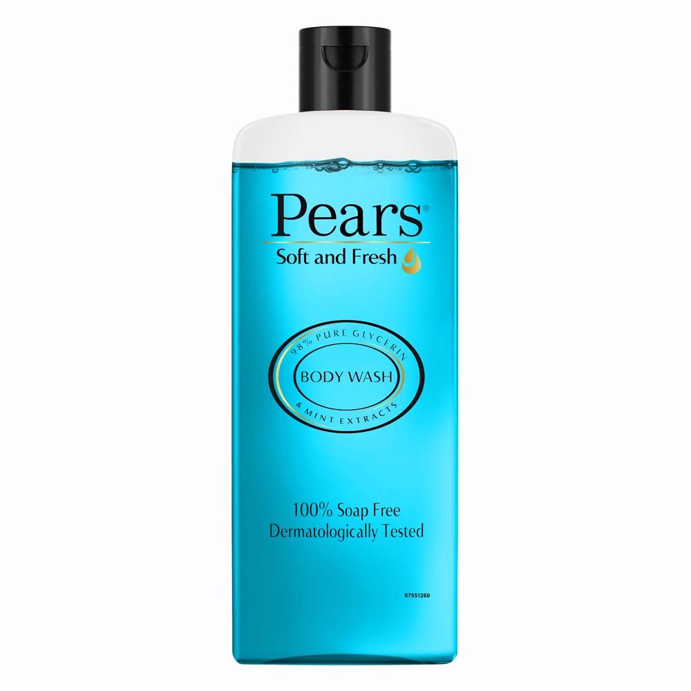 Pears Naturale Detoxifying Aloevera Bodywash, 250 ml-Pears Naturale Brightening Pomegranate Bodywash, 250 ml-Pears Soft and Fresh Shower Gel, 250ml