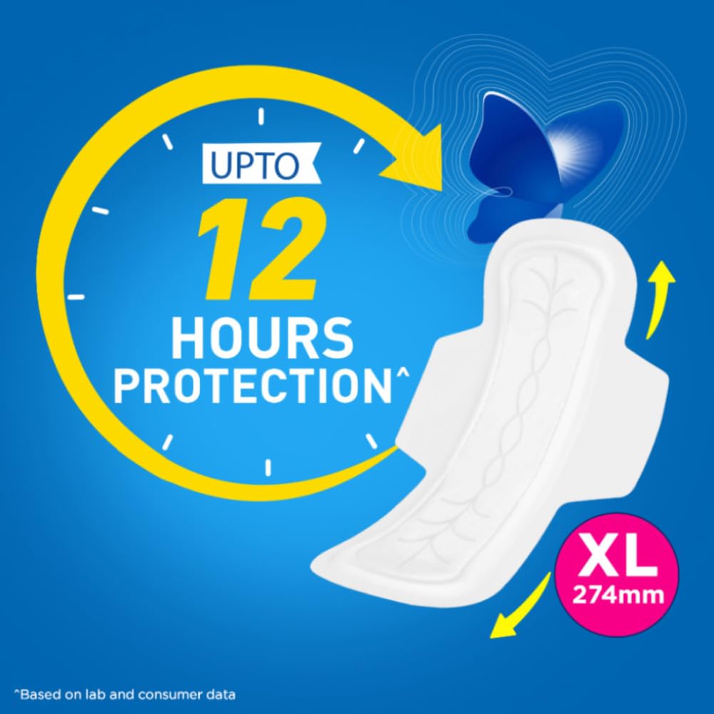 Stayfree Secure Soft XL Sanitary Pads for Women(98 Napkins) Combo Offer Pack-Buy 80pads Get 18Pads Free. (Pack of 2)